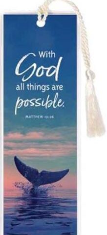 737682012723 With God All Things Are Possible Tassel Bookmark