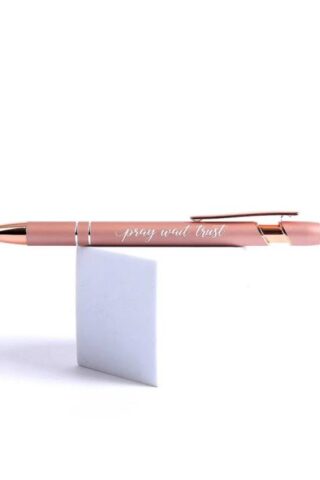 788200482726 Soft Touch Gift Pen Pray Wait Trust