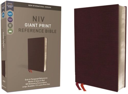 9780310449478 Reference Bible Giant Print Comfort Print