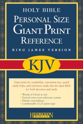 9781598561036 Personal Size Giant Print Reference Bible