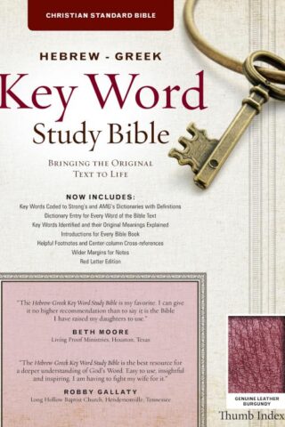 9781617155192 Hebrew Greek Key Word Study Bible