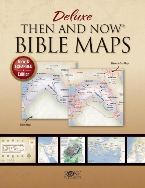 9781628628623 Deluxe Then And Now Bible Maps (Expanded)