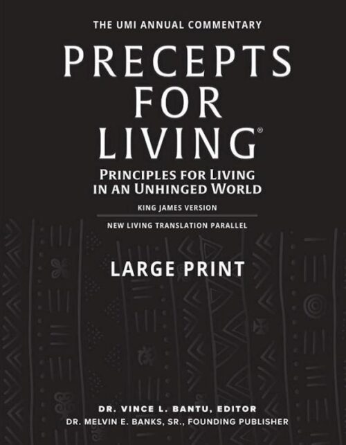 9798889761150 Precepts For Living 2024-2025 KJV NLT Parallel Large Print (Large Type)