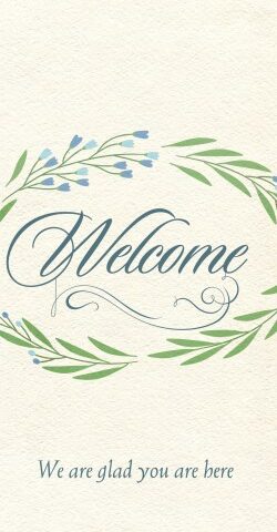 634337787879 Welcome We Are Glad You Are Here Guest Cards