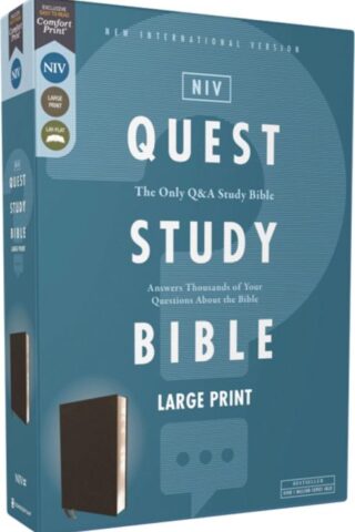 9780310465829 Quest Study Bible Large Print Comfort Print