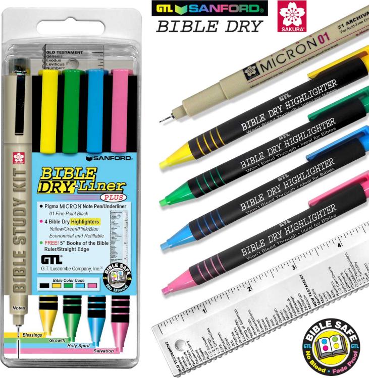634989263752 Bible Dry Liner Plus Study Kit