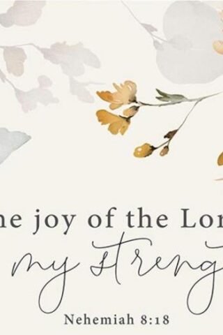 195002624580 Bloom Collection The Joy Of The Lord Is My Strength (Magnet)