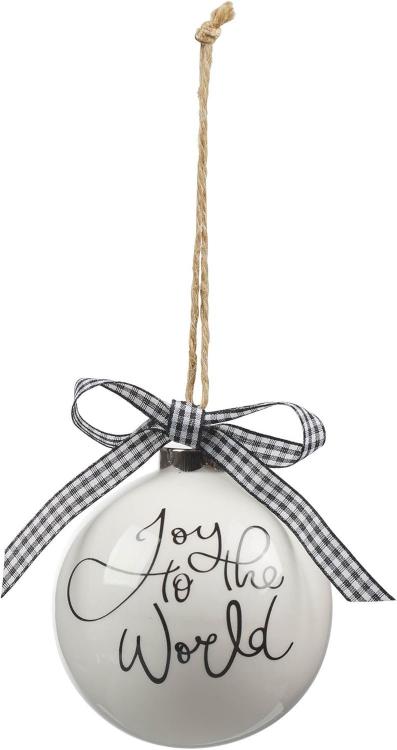 1220000371040 Joy To The World Ceramic (Ornament)