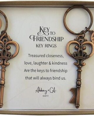785525305730 Key To Friendship Keyring Set