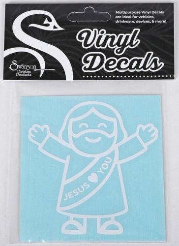 788200801954 Jesus Loves You Decal